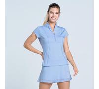 Lucky in Love Swing Zip Maglietta Donna-Blu Chiaro blu chiaro