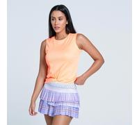 Lucky in Love Twist Front Canottiera Donna-Arancione arancione