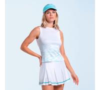 Lucky in Love Weave Stripe Muscle Canottiera Donna, Taglia: XS