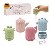 Lucky Koala Animali marini I Gioco per il bagnetto per bambini I Design antimuffa | Gioco per bagnetto da 3 mesi I Animale che spruzza per divertirsi facendo il bagnetto I Confezione regalo