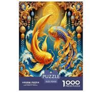 Lucky Koi 1000 Pezzi Puzzle Classici Per Adulti E Bambini A Partire Da 12 Anni Giochi Rilassamento E Intelligence Sfida Impossibile - Decorazione Della Casa 70x50cm/1000pcs