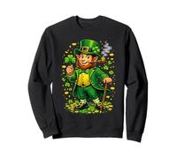 Lucky Leprechaun Shamrock Coins St Patricks Day Irish Felpa