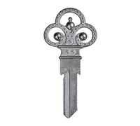 Lucky Line FORGED Key Shapes, SKELETON KEY - House Key Blank, SC1, 1 key (B303S)