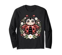 Lucky Little Ladybug Bug Insect Garden Cute Maglia a Manica