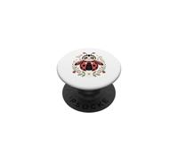 Lucky Little Ladybug Bug Insect Garden Cute PopSockets PopGrip Adesivo