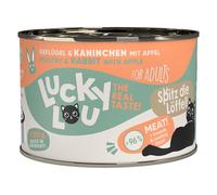 Lucky Lou Adult 6 x 200 g umido gatto - Pollame e Coniglio