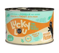 Lucky Lou Adult 6 x 200 g - Pollame e trote