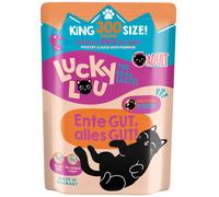 Lucky Lou Adult Buste 6 x 300 g umido gatto - Pollame Anatra