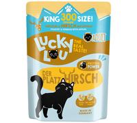 Lucky Lou Adult Buste 6 x 300 g umido gatto - Pollame e Cervo
