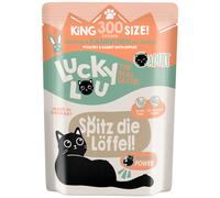 Lucky Lou Adult Buste 6 x 300 g umido gatto - Pollame e Coniglio