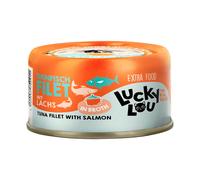Lucky Lou Extra Food Filetto in brodo 12 x 70 g - Tonno e Salmone