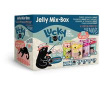 Lucky Lou Extra Food Pouch Jelly-Mix-Box 12x70g - 840 g