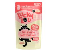Lucky Lou Kitten 48 x 125 g umido gatto - Pollame