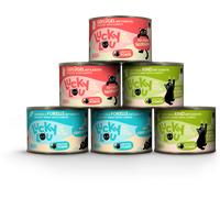 Lucky Lou Lifestage Kitten 24 x 200 g umido gatto - Mix: 8x Pollame, 8x Pollame e Trota, 8x Pollame e Manzo