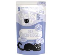 Lucky Lou Sterilised Buste 16 x 125 g umido gatto - Pollame
