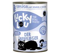Lucky Lou Sterilized 6 x 400 g umido gatto - Pollame