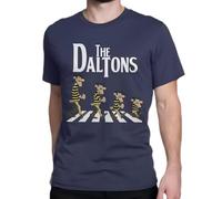 Lucky Luke Cartoon Daltons Tshirt Vintage Grunge Men's Clothing Tops Plus Size Cotton O-Neck T Shirt