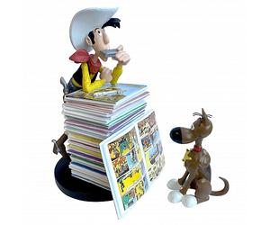 Lucky Luke E Rantanplan Stapolo Di Libri - Figura