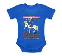 Lucky Luke Howdy Holidays | Ugly Christmas Sweater - Maglione natalizio, Blu, 3 mesi