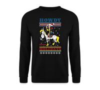 Lucky Luke Howdy Holidays | Ugly Christmas Sweater - Maglione natalizio, Nero , S