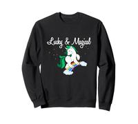 Lucky & Magical Unicorn - Spirit Animal, Arcobaleno da Donna e Bambini Felpa