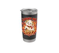 Lucky Me, 2027 Anno della Pecora di Fuoco, Capodanno Cinese Bicchiere termico in acciaio inox doppia parete