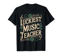 Lucky Music Teacher St Patricks Day Irish Style Maglietta