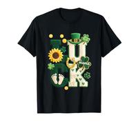 Lucky New Mama Girasole Trifoglio St Patricks Day Clover Maglietta