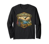 Lucky Peak State Park Idaho, Souvenir Grafico Maglia a Manica