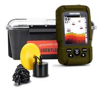 LUCKY Portatile Ecoscandaglio da Pesca profondità Ecoscandaglio da Pesca Barca Trasduttore profondità Fishfinder in Kayak
