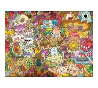 Lucky puzzle 'ridacchia sotto il mare' | Puzzle da 500 pezzi per adulti e bambini 12+ | Scena subacquea colorata con stravaganti creature marine | Di