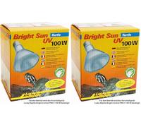 Lucky Reptile Bright Sun UV Turtle - Lampada a vapori metallici 100 W per portalampada E27 - Lampada per rettili spettro luminoso simile al sole - Calore terrario - Per tartarughe d’acqua