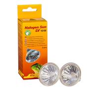 Lucky Reptile Halogen Sun LV Radiatore Termico - Lampada a Luce Solare 10W per Presa G5.3 - Speciale Forma del riflettore - Lampada con buona resa di Luce e Calore - Illuminazione rettili