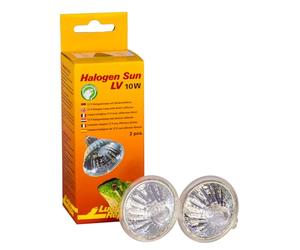 Lucky Reptile Halogen Sun LV Radiatore Termico - Lampada a Luce Solare 10W per Presa G5.3 - Speciale Forma del riflettore - Lampada con buona resa di Luce e Calore - Illuminazione rettili