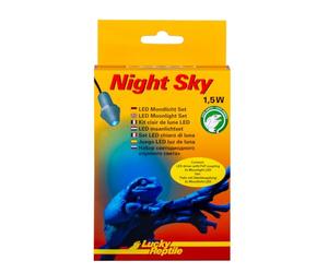 Lucky Reptile Night Sky - Set Moonlight LED - 3 luci lunari a LED con trasformatore - Lampada da terrario - Lampada Notturna a Risparmio energetico - LED rettili Anfibi - ampliabile a 6 LED