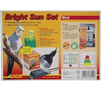 Lucky Reptile Set Bright Sun Bird - Sistema di lampade a vapori Metallici 70 W per Uccelli - Lampada riscaldante con Supporto e Alimentatore - Spettro di Luce Diurna - Set UV Nero Uccelli