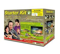 Lucky Reptile Starter Kit per Geco leopardino 80 cm - Set Completo di pregio per terrario per allevare e Tenere gechi - Starter Set per Geco Leopardo per Principianti Bianco