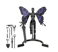 Lucky Robot Action Figures, Lucky Doll 13.13 Lucky Puppet Joint Figure stampate su | Robot animato Multi-joint Building Toy 13, fi