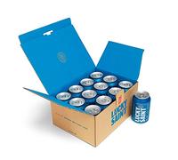 LUCKY SAINT Birra senza alcol - Custodia da 12 x 330ml, 0,5% lattine | Vegano, 53 calorie per lager | 4 ingredienti naturali: malto Pilsner, luppolo Hallertau, acqua e lievito | Regali e cesti non alcolici