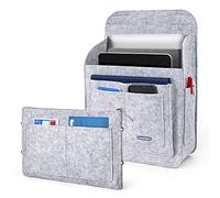 Lucky Sign feltro organizer zaino, organizer borsa interno, organizzatore borse multifunzione per telefono trucco carta 26x10x35cm Grigio chiaro