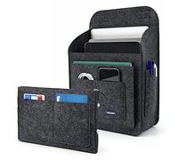 Lucky Sign feltro organizer zaino, organizer borsa interno, organizzatore borse multifunzione per telefono trucco carta 26x10x35cm Grigio scuro