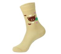 Lucky Socks - Calzini da lavoro da uomo e da donna, confezione da 5 pezzi, in confezione regalo (taglia 39-42, 43-46), cotone di alta qualità, elastici, traspiranti, resistenti al sudore, in 5 colori