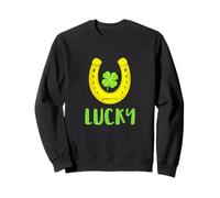 Lucky St Patricks Day Shirt Uomo Camicie irlandesi Uomini St Felpa