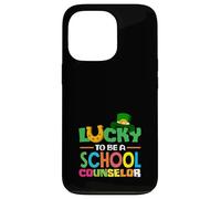 Lucky To Be A School Counselor San Patrizio Custodia per iPhone 13 Pro