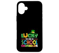 Lucky To Be A School Counselor San Patrizio Custodia per iPhone 16 Plus