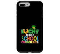 Lucky To Be A School Counselor San Patrizio Custodia per iPhone 7 Plus/8 Plus