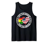 Lucky To Be Ghanaian Proud To Be American Cool Ghana Bandiera USA Canotta