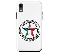 Lucky To Be Italian Orgoglioso di essere la Festa della Repubblica Italiana Americana Custodia per iPhone XR