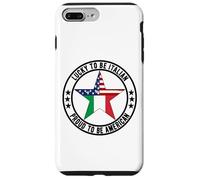Lucky To Be Italian Orgoglioso di essere la Festa della Repubblica Italiana Americana Custodia per iPhone 7 Plus/8 Plus