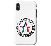 Lucky To Be Italian Orgoglioso di essere la Festa della Repubblica Italiana Americana Custodia per iPhone X/XS